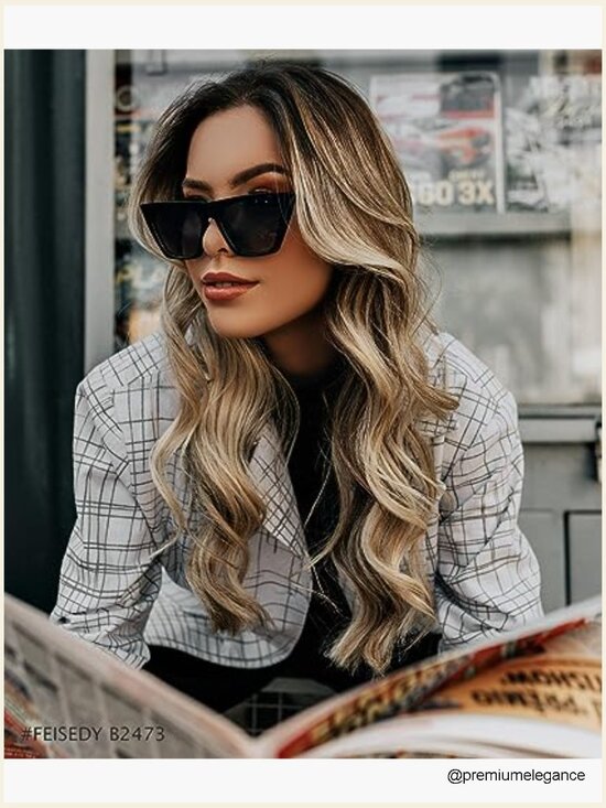 Vintage Cat Eye Sunglasses Acetate Frame UV400 Protection main image 4